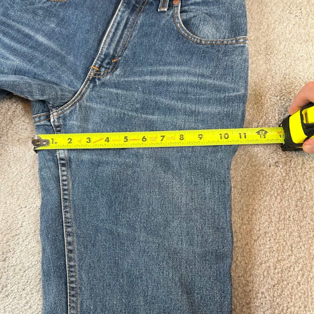 Vintage 90s Levis 550 Relaxed Fit Jeans Kids 3 JR L Blue High Rise Made In USA - Picture 13 of 16